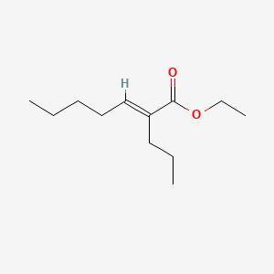 molecular formula C12H22O2 B12646006 Ethyl 2-propylhept-2-enoate CAS No. 93963-10-1