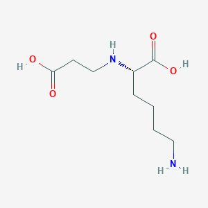 molecular formula C9H18N2O4 B1264603 Carboxyethyllysine 