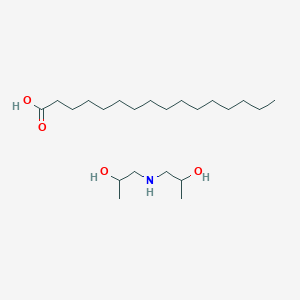 molecular formula C22H47NO4 B12646042 Bis(2-hydroxypropyl)ammonium palmitate CAS No. 84473-69-8
