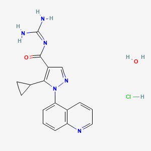 Zoniporide hydrochloride monohydrate