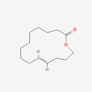 molecular formula C14H24O2 B12646053 Oxacyclopentadec-11-en-2-one CAS No. 76293-69-1