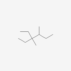 molecular formula C10H22 B12646069 3-Ethyl-3,4-dimethylhexane CAS No. 52897-06-0