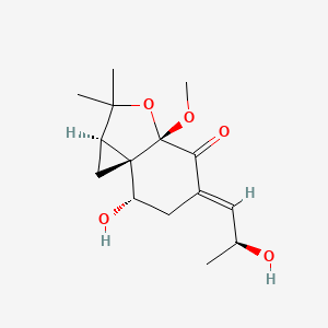 molecular formula C15H22O5 B1264611 6-O-Methylpapyracon C 