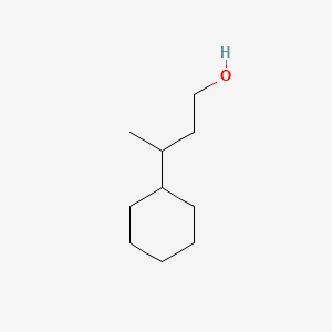 molecular formula C10H20O B12646135 gamma-Methylcyclohexanepropanol CAS No. 76019-91-5