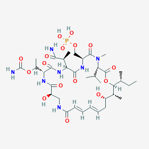 molecular formula C36H60N7O16P B1264615 Celebeside B 