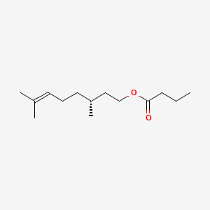 molecular formula C14H26O2 B12646155 (R)-3,7-Dimethyloct-6-enyl butyrate CAS No. 93919-89-2