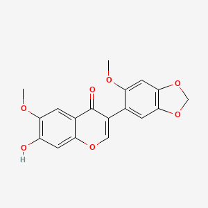 molecular formula C18H14O7 B1264616 Dalpatein 
