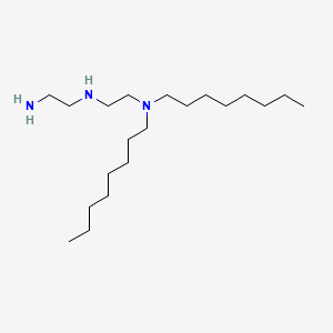 molecular formula C20H45N3 B12646199 N'-(2-Aminoethyl)-N,N-dioctylethylenediamine CAS No. 93839-37-3