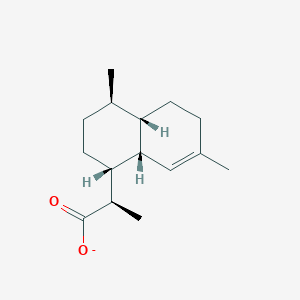 molecular formula C15H23O2- B1264620 Dihydroartemisinate 