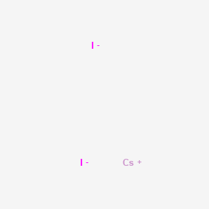molecular formula CsI2- B12646243 Cesium diiodide CAS No. 56749-51-0