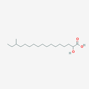 molecular formula C18H36O3 B12646259 2-Hydroxy-15-methylheptadecanoic acid CAS No. 122751-78-4