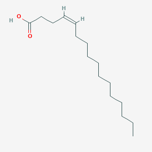 molecular formula C16H30O2 B1264627 (4Z)-hexadecenoic acid 