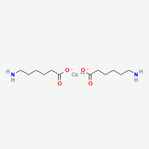 molecular formula C12H24CaN2O4 B12646290 Calcium bis(6-aminohexanoate) CAS No. 27441-59-4