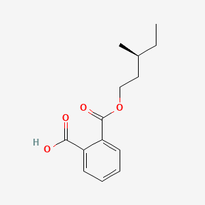 molecular formula C14H18O4 B12646291 2-[(3S)-3-methylpentoxy]carbonylbenzoic acid 