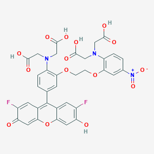molecular formula C35H27F2N3O15 B1264630 Fluo-5N 
