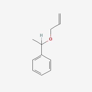 molecular formula C11H14O B12646319 (1-(Allyloxy)ethyl)benzene CAS No. 27122-63-0