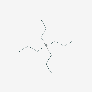 molecular formula C16H36Pb B12646348 Plumbane, tetrakis(1-methylpropyl)- CAS No. 65151-08-8