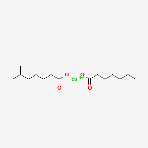molecular formula C16H30BaO4 B12646377 Barium isooctanoate CAS No. 93843-12-0