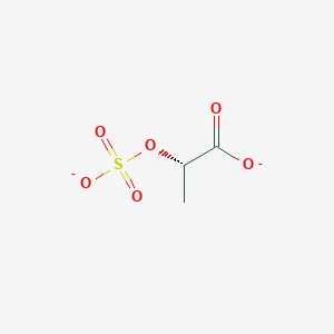 (S)-2-(sulfonatooxy)propanoate