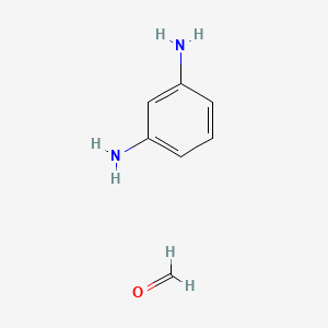 molecular formula C7H10N2O B12646393 Benzene-1,3-diamine;formaldehyde CAS No. 71888-85-2