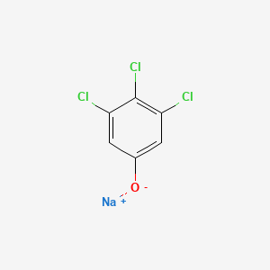 molecular formula C6H2Cl3NaO B12646437 Sodium 3,4,5-trichlorophenolate CAS No. 86231-09-6