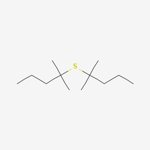 molecular formula C12H26S B12646440 Di-tert-hexyl sulphide CAS No. 94246-77-2