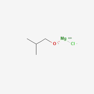 molecular formula C4H9ClMgO B12646463 Chloro(2-methylpropan-1-olato)magnesium CAS No. 69704-17-2