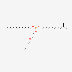 molecular formula C26H55O4P B12646477 2-Butoxyethyl diisodecyl phosphite CAS No. 93843-26-6