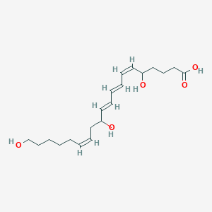 molecular formula C20H32O5 B1264648 omega-Hydroxy-LTB4 