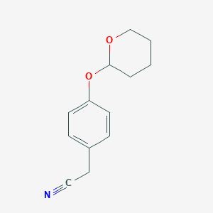 molecular formula C13H15NO2 B126465 4-Tetrahydropyran-2-yloxyphenylacetonitrile CAS No. 19001-09-3