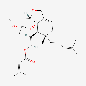 molecular formula C26H38O5 B1264651 Neovibsanin B 