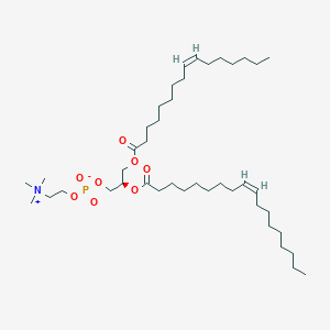 molecular formula C42H80NO8P B1264655 1-[(9Z)-hexadecenoyl]-2-[(9Z)-octadecenoyl]-sn-glycero-3-phosphocholine 