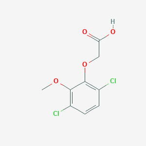 molecular formula C9H8Cl2O4 B12646579 3,6-Dichloro-2-methoxyphenoxyacetic acid CAS No. 21813-93-4
