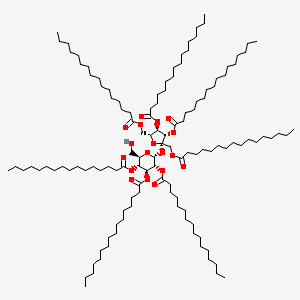 molecular formula C124H232O18 B12646603 Sucrose heptapalmitate CAS No. 38884-66-1