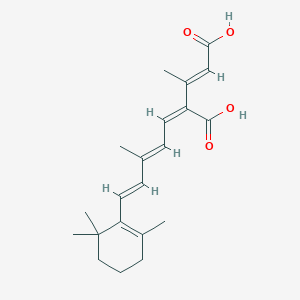 molecular formula C21H28O4 B12646615 12-Carboxyretinoic acid CAS No. 6703-19-1