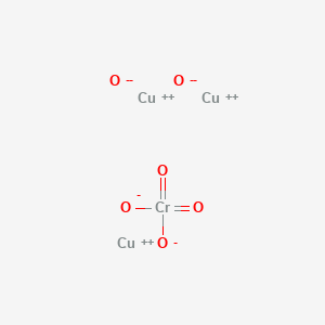 molecular formula CrCu3O6 B12646642 Tricopper chromate dioxide CAS No. 66860-79-5