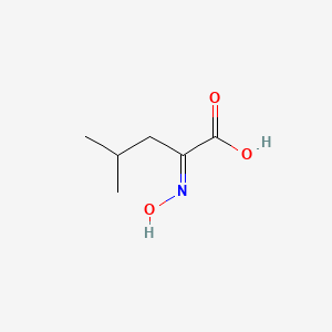 molecular formula C6H11NO3 B1264665 (2E)-2-(hydroxyimino)isocaproic acid 