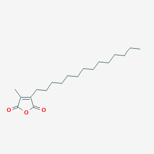 molecular formula C19H32O3 B126467 Chaetomellic Acid A Anhydride CAS No. 150240-39-4