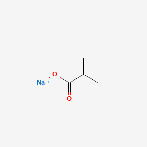 molecular formula C4H8NaO2 B1264670 Sodium isobutyrate CAS No. 996-30-5