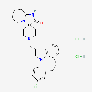 molecular formula C28H37Cl3N4O B1264673 Cremin (TN) 