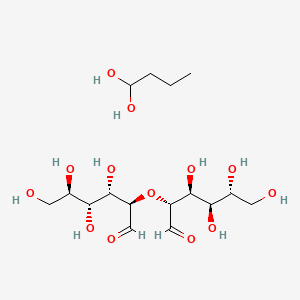 molecular formula C16H32O13 B12646797 d-Glucose, ether with butanediol CAS No. 100402-57-1