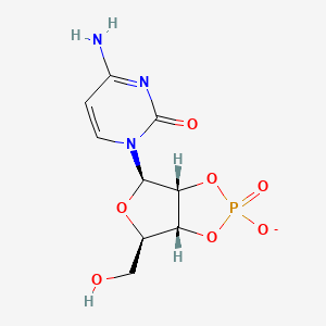 molecular formula C9H11N3O7P- B1264680 2',3'-Cyclic CMP 