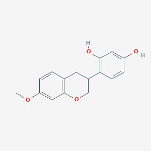 molecular formula C16H16O4 B12646809 Neovestitol CAS No. 71772-21-9