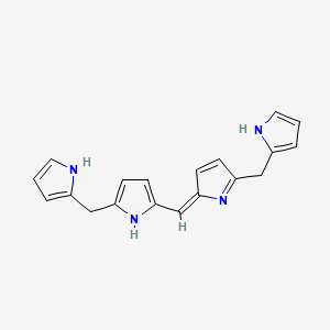 molecular formula C19H18N4 B1264685 Bilene-b 