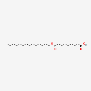 molecular formula C23H44O4 B12646877 Tetradecyl hydrogen azelate CAS No. 94236-77-8