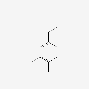 molecular formula C11H16 B12646879 1,2-Dimethyl-4-propylbenzene CAS No. 61827-85-8