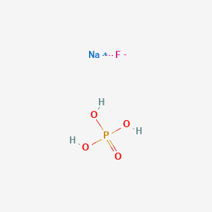 molecular formula FH3NaO4P B1264688 Acidulated phosphate fluoride CAS No. 39456-59-2