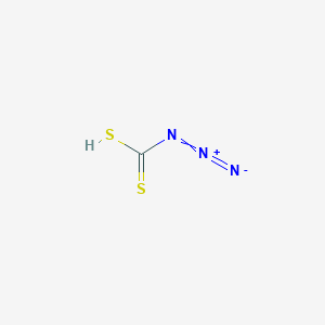 molecular formula CHN3S2 B12646915 Azidodithiocarbonic acid CAS No. 4472-06-4