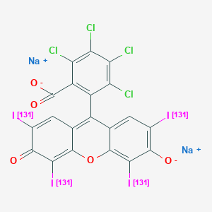 molecular formula C20H2Cl4I4Na2O5 B1264692 Robengatope I-131 (TN) 