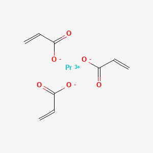 molecular formula C9H9O6Pr B12646941 Praseodymium(3+) acrylate CAS No. 74512-57-5